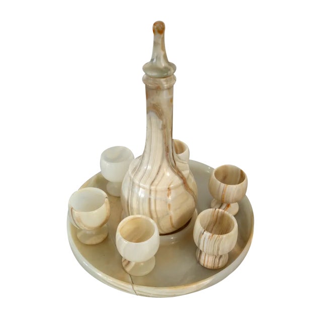 Vintage Liqueur Service, 1950s For Sale