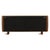 Wood Slatted Teak Rounded Sideboard Credenza For Sale - Image 7 of 7