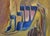 Modern Alexander Raymond Katz, Chicago Modernist Gouache Painting Shabbat Hebrew Calligraphy WPA Artist Judaica For Sale - Image 3 of 3