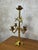1920s Brass Flower Candlestick, 1920s For Sale - Image 5 of 16