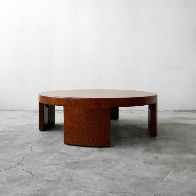 Mid Century Paul Frankl Round Cork Coffee Table Chairish