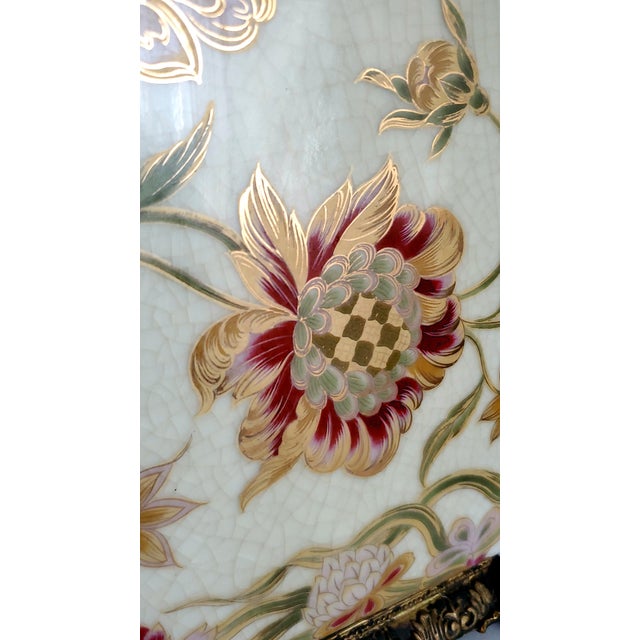 Lamp Pair Flowers For Sale - Image 12 of 17