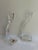 Glass Nachtmann Germany Vintage 1980s Elegant "Duetto" Crystal Carved 8" High Candleholders Set of Two(2) For Sale - Image 7 of 18