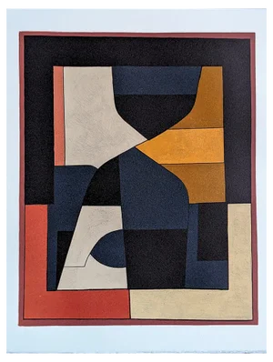 Victor Vasarely, Octal 8, 1972, Chromolithograph