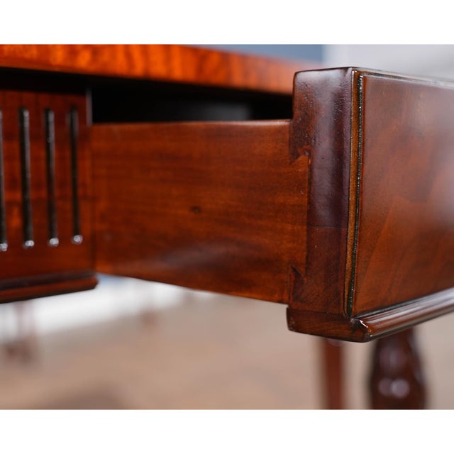 Niagara Furniture Long Mahogany Console For Sale - Image 12 of 12