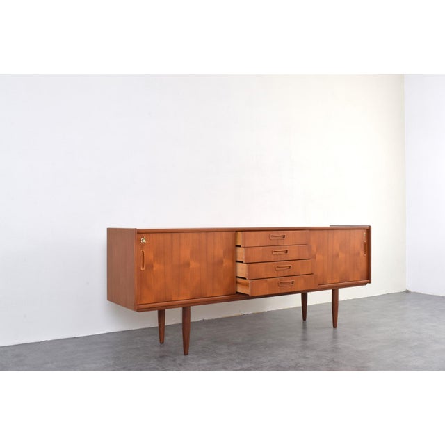 Mid-Century Modern Danish Teak Sideboard, 1960s For Sale - Image 14 of 18