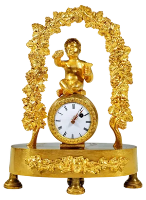 French Ormolu Table Clock, 1840