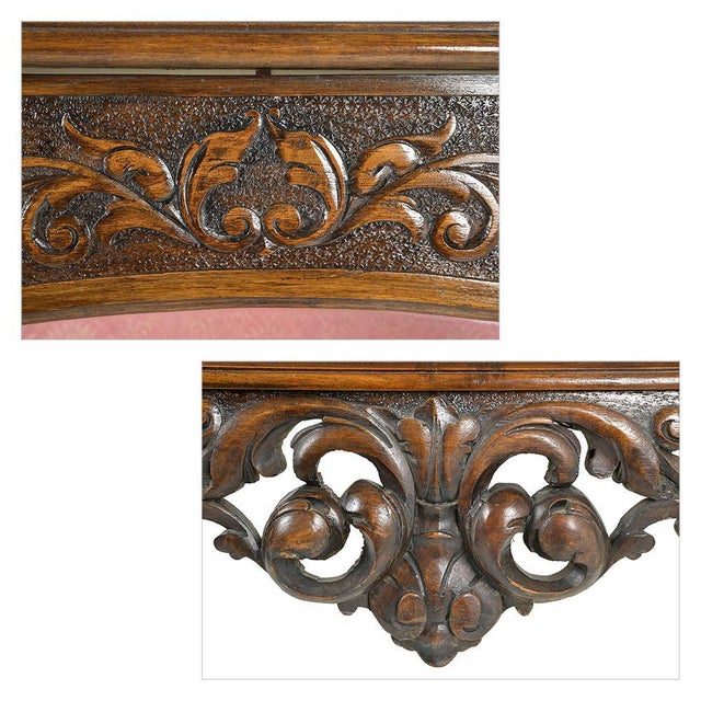 Showcase on Legs in Carved Wood For Sale - Image 5 of 9