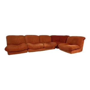 Vintage Italian Modular Sofa From Airborne, 1960s Italy- 5 Pieces