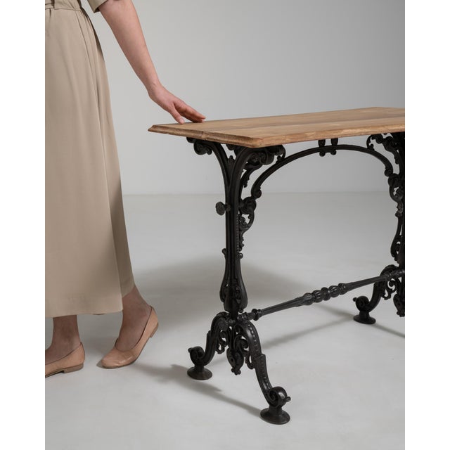 Victorian Cast Iron Bistro Table, Antique, United Kingdom, Circa 1900 For Sale - Image 15 of 18
