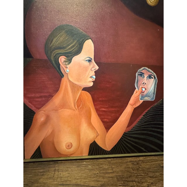 Large-Scale Surreal Figurative Painting by Lynn Randolph, Acrylic on Canvas For Sale - Image 4 of 5