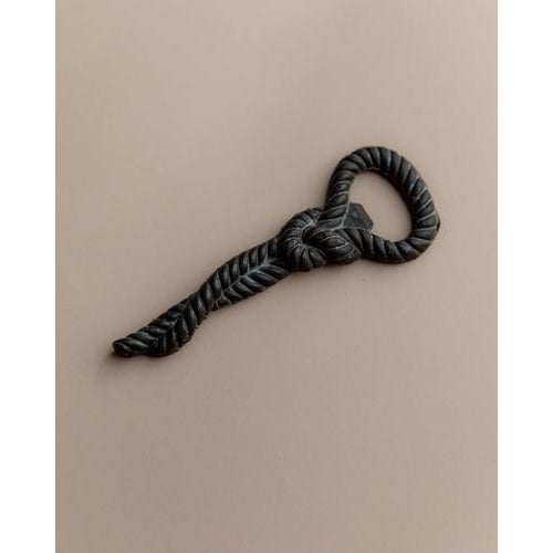 Vintage Rope and Knot Bottle Opener in Brass, Italy, 1960s For Sale - Image 3 of 11