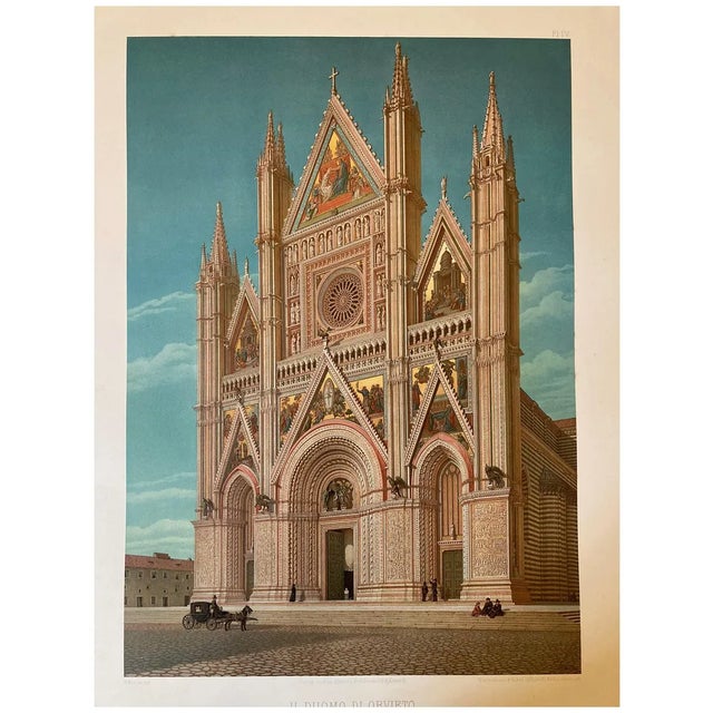 Polychrome Masterpieces of Monumental Art, 1883, Paper, Set of 6 For Sale
