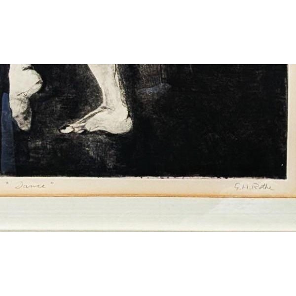 Late 20th Century Dance - Mezzotint by g.h. Rothe (German, 1935-2007) For Sale - Image 4 of 5