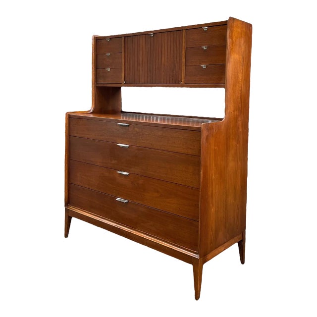 Vintage Mid Century Modern Dresser Dovetailed Drawers Arthur Umanoff For Sale
