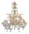 Large 20-Light Murano Glass Chandelier For Sale