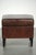 2000 - 2009 Dark Sheepskin Ottoman with Black Piping For Sale - Image 5 of 10