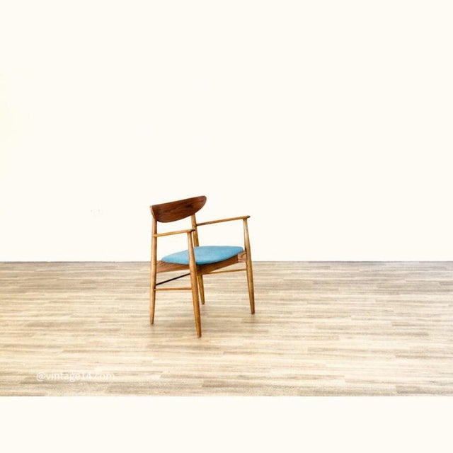 Mid-Century Danish Elm and Teak Lounge Chair For Sale - Image 9 of 9