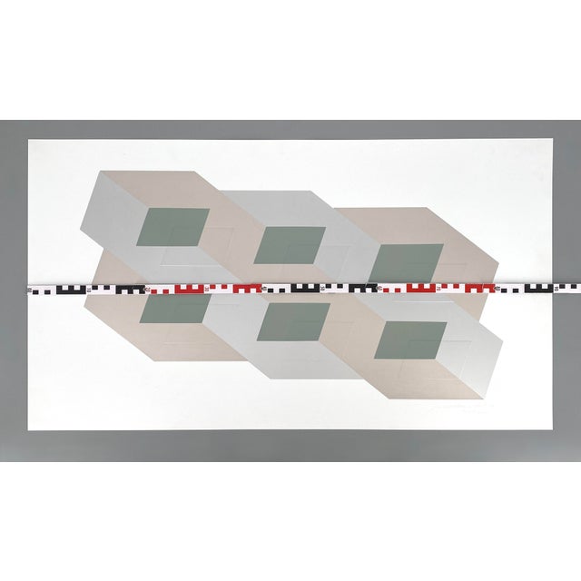 Joachim Albrecht, Embossed Composition, 1970, Screenprint For Sale - Image 12 of 13