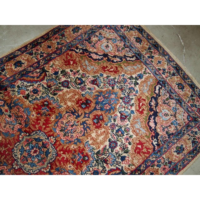 1910s, Handmade Antique Persian Kerman Rug 3.1' X 5.4' For Sale In New York - Image 6 of 7