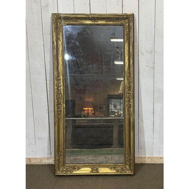 19th Century Mirror in Wood and Gilded Plaster For Sale - Image 12 of 12