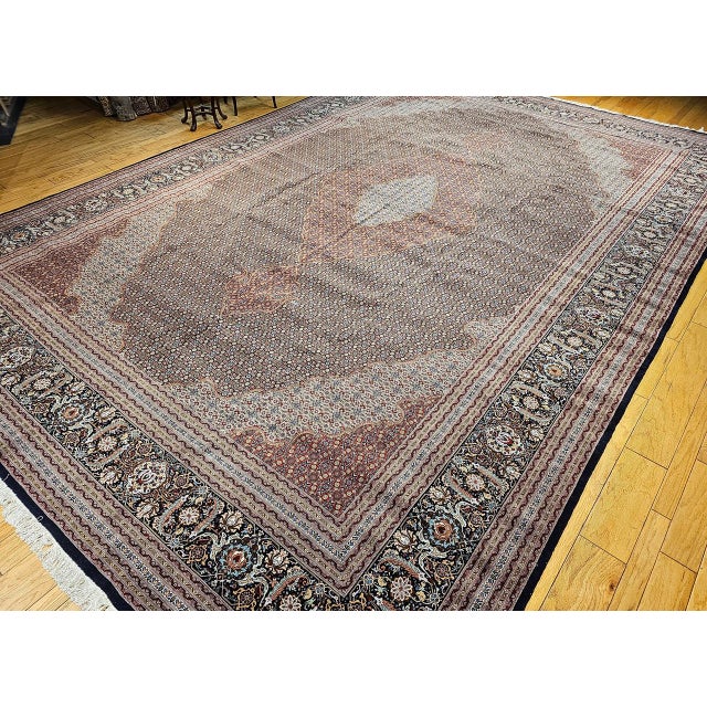 Early 20th Century Tabriz Mahi Rug For Sale - Image 10 of 18