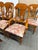 Fiddleback Splat Floral Dining Chairs, Set of Eight For Sale - Image 10 of 12