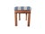1940s English Chippendale Mahogany Bench New Fabric. For Sale - Image 10 of 10