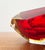 Vintage Italian Red and Yellow Sommerso Murano Glass Bowl, 1970s For Sale - Image 4 of 18