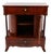 Biedermeier Trumeau Cabinet in Mahogany, 1820s For Sale