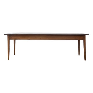 Large Wood Farmhouse Table, 1880 For Sale