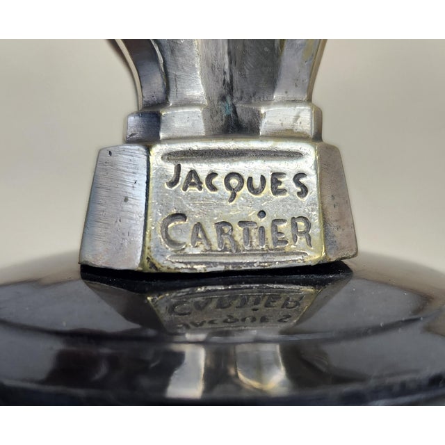 1920s Jacques Cartier Art Deco Hood Ornament For Sale - Image 9 of 10
