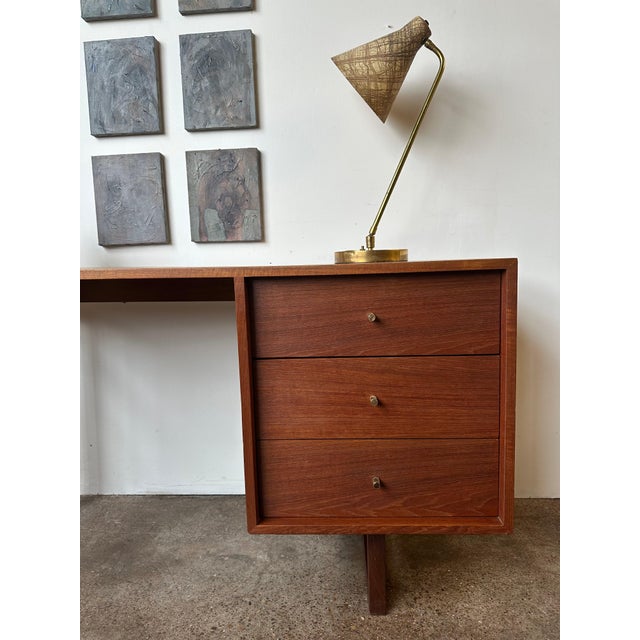 1970s Rs Associates Danish Teak Writing Desk For Sale - Image 5 of 9