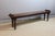 Maroon Late 18th Century Mahogany Bench For Sale - Image 8 of 8