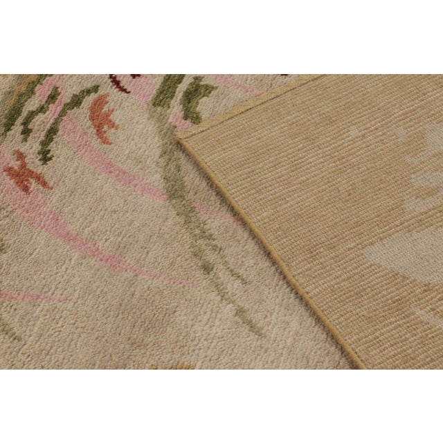 Camel Contemporary French Art Deco Style Abstract Wool Rug by Rug & Kilim, India For Sale - Image 8 of 10