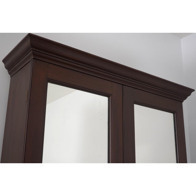 Antique Georgian Style Mahogany Secretary Desk For Sale - Image 9 of 18