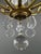 Metal 20th Century Brass and Crystal Chandelier For Sale - Image 7 of 8