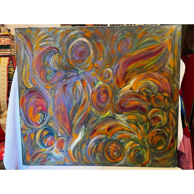 I love this painting and what makes it different from my other paintings is that this one has some purple and blue...