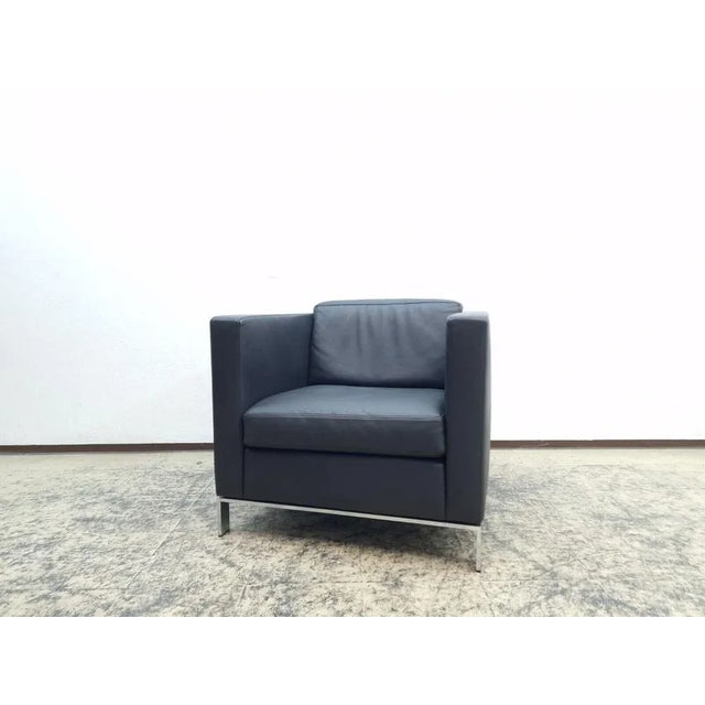 Leather 500 Club Chair #0458 in Gray by Norman Foster for Walter Knoll / Wilhelm Knoll For Sale - Image 13 of 13