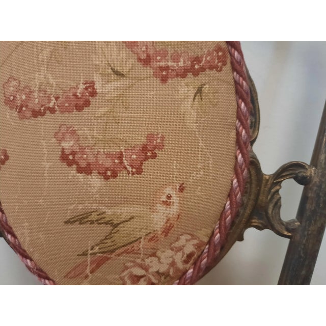 1950s Vintage Brass Chair For Sale - Image 10 of 11