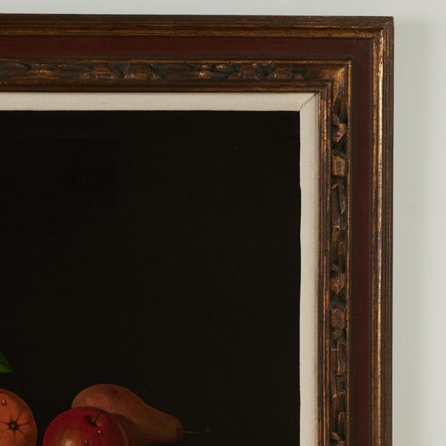 1960s Vintage Still Life Painting of Fruit by Antonio Gusini For Sale - Image 5 of 10