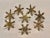 Late 20th Century Vintage Holiday Brass Snowflake Napkin Rings - Set of 8 For Sale - Image 5 of 5