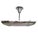 Mid 20th Century French Modernist Art Deco Billiard Chandelier Highly Polished Nickel & GlassRods For Sale - Image 11 of 18