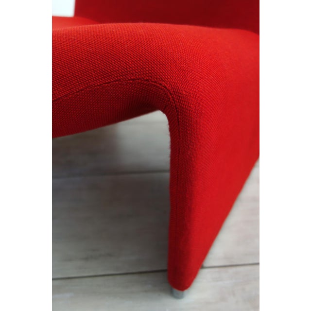 Red Alky Lounge Chair by Piretti for Castelli, 1980s For Sale - Image 8 of 12