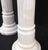 White Pair of Italian White Turned Marble Pedestals Columns Stands Mint For Sale - Image 8 of 11
