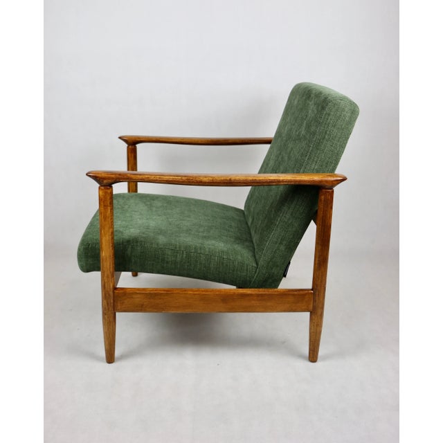 Olive GFM-142 Armchair attributed to Edmund Homa, 1970s For Sale - Image 9 of 10