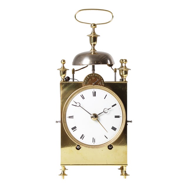 Travel Clock Type Capucine, 1800s For Sale
