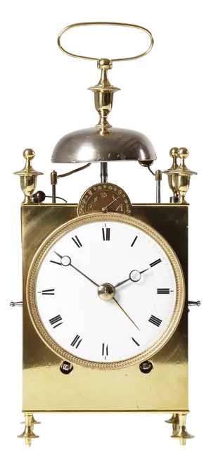 Travel Clock Type Capucine, 1800s
