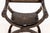 Late 20th Century Renaissance Revival Walnut Savonarola Chair For Sale - Image 5 of 10