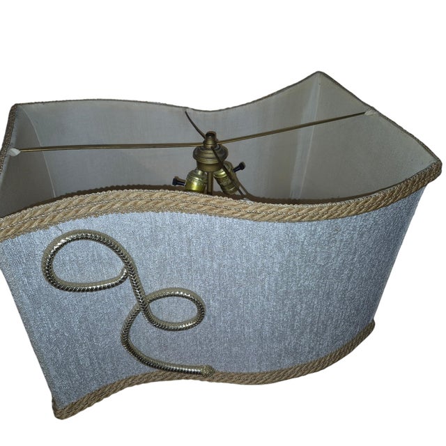 Mid-Century Modern Mid Century Zebra Table Lamp For Sale - Image 3 of 9